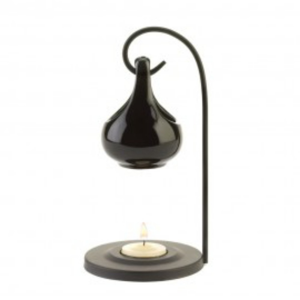 Tear drop oil warmer